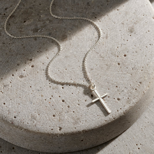 Slim Cross Pendant Necklace