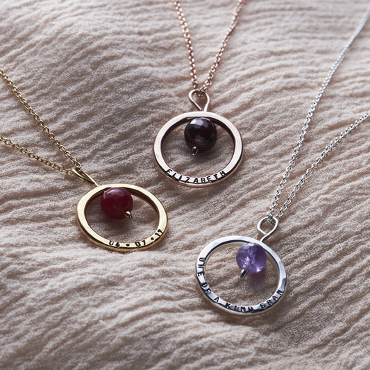 Personalised Birthstone Necklace