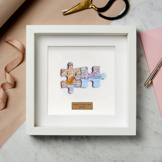 Personalised Jigsaw Puzzle Map Picture