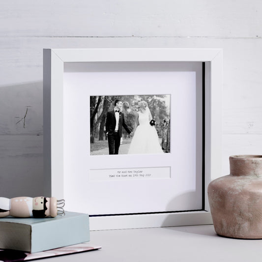 Personalised Wedding Day Photo Frame