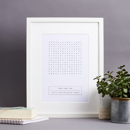 Personalised Word Search Print