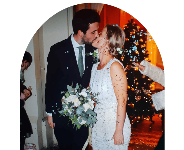 A Stylish New Year's Eve Winter Wedding