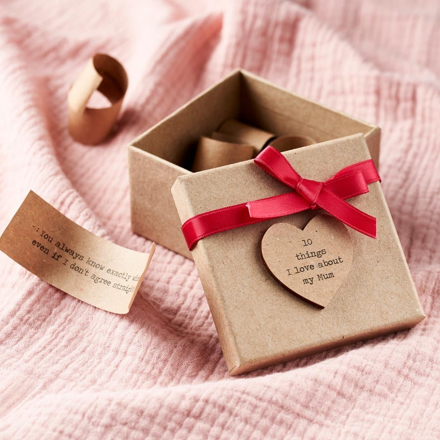 Personalised '10 Things I Love About Mum' Box