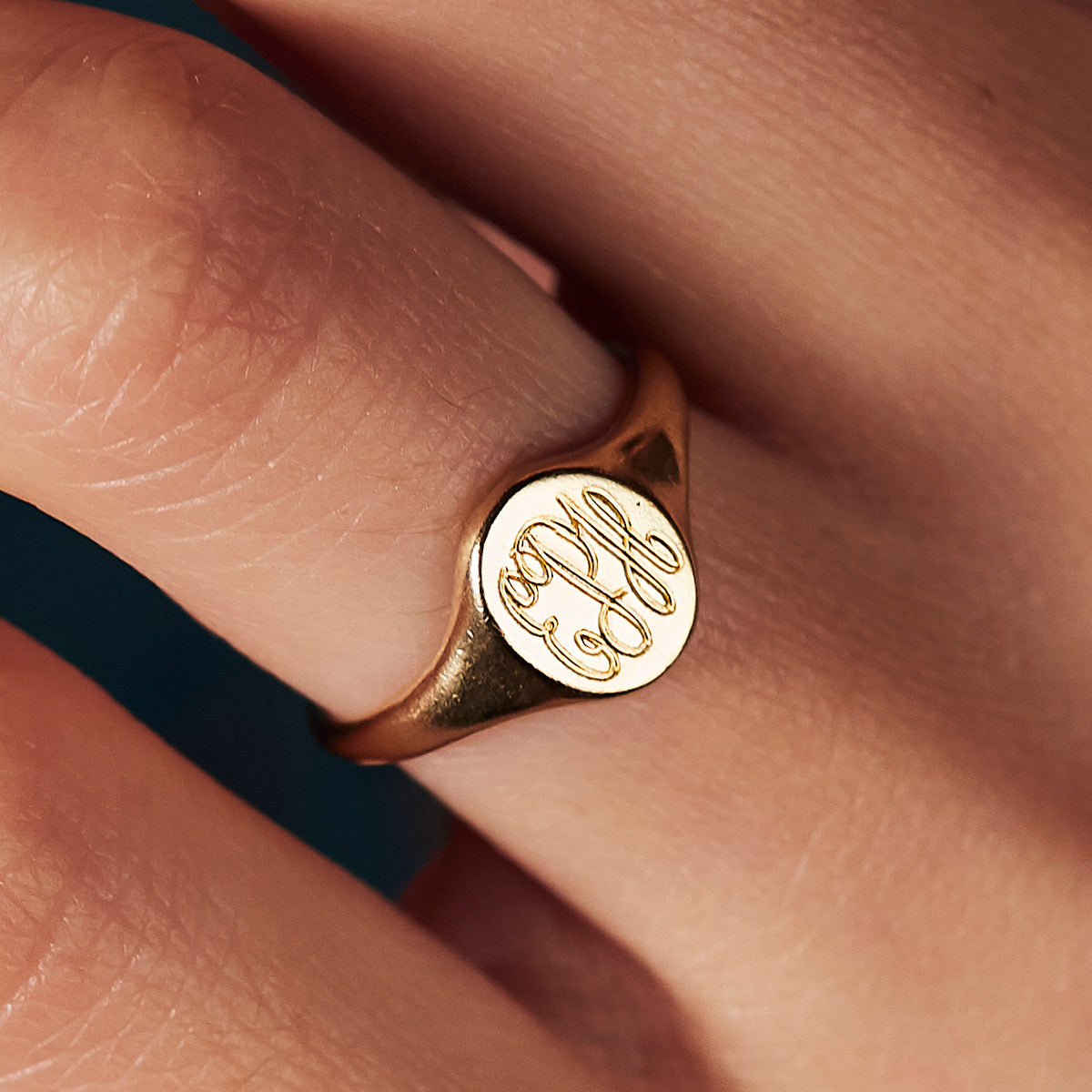 Personalised Monogrammed Signet Ring