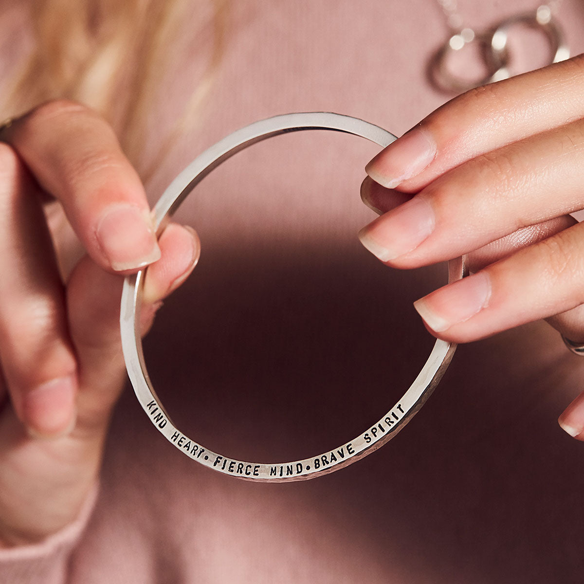 Personalised Chunky Square Bangle