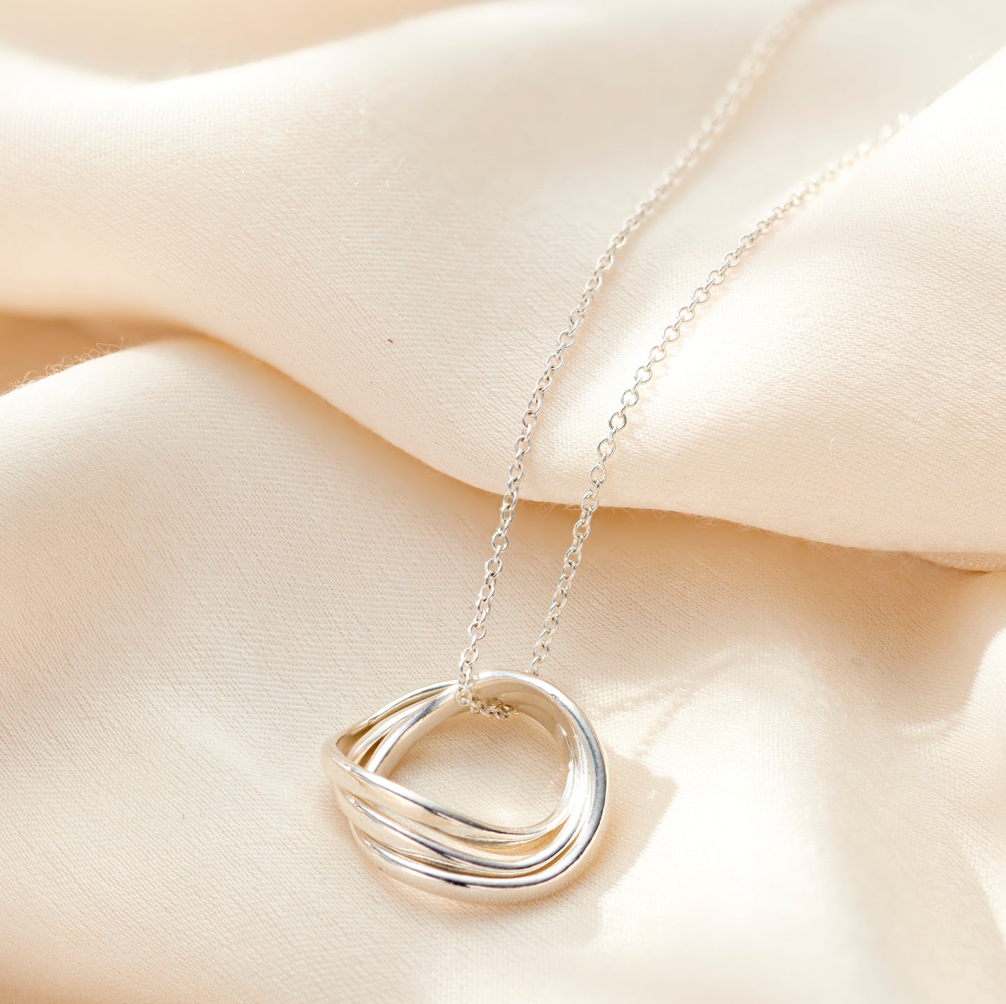 Infinity Hoop Necklace