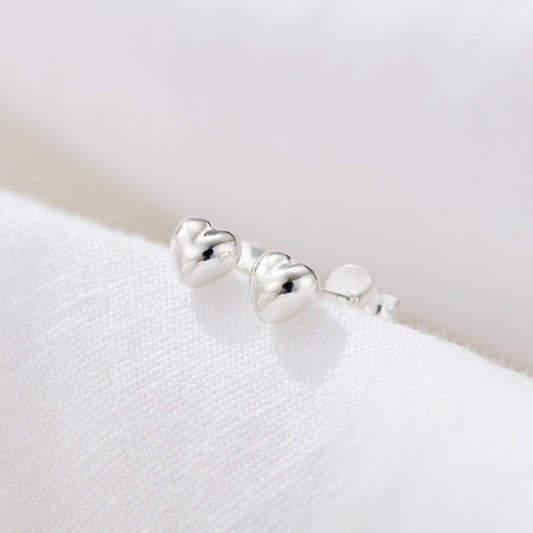 Heart Stud Earrings