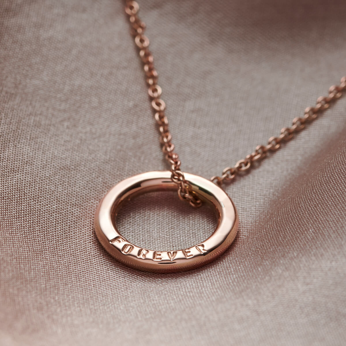 Personalised 9ct Gold Mini Message Necklace