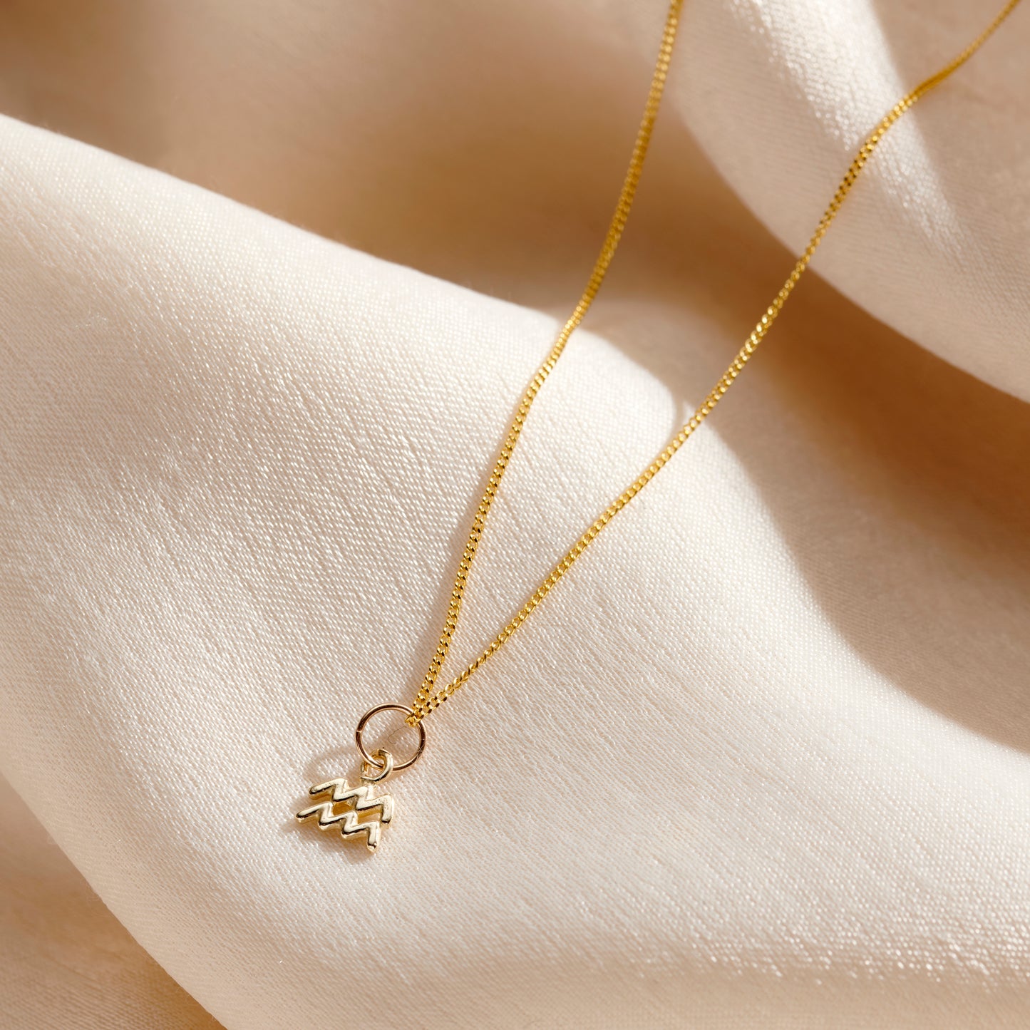 Petite 9ct Gold Zodiac Charm Necklace