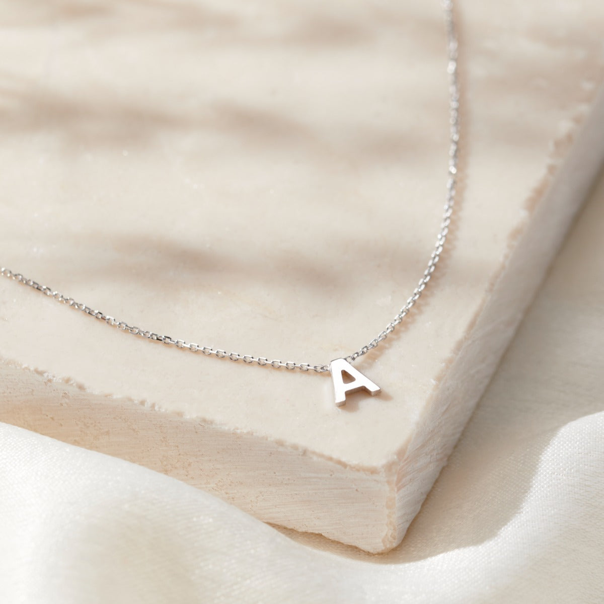 Petite 9ct Gold Initial Necklace