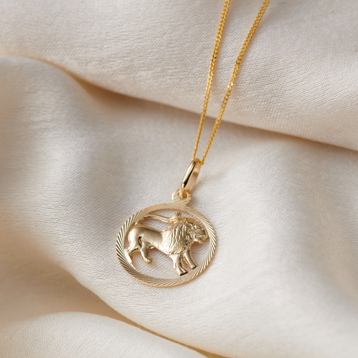 9ct Gold Zodiac Pendant Necklace