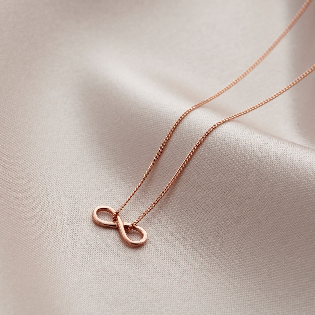 9ct Gold Mini Infinity Charm Necklace