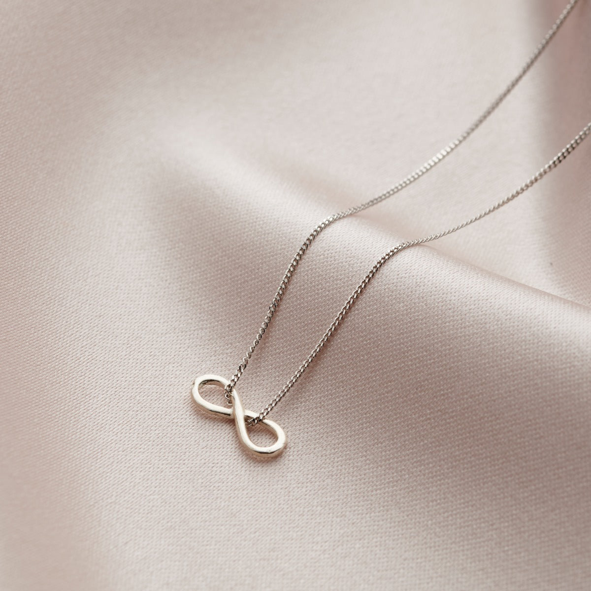 9ct Gold Mini Infinity Charm Necklace