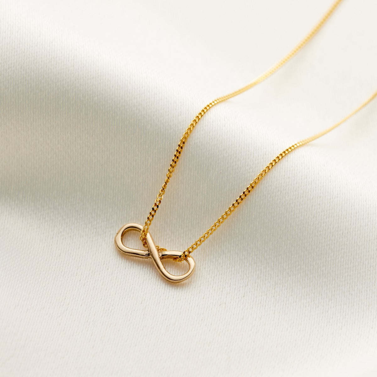 9ct Gold Endless Love Infinity Necklace