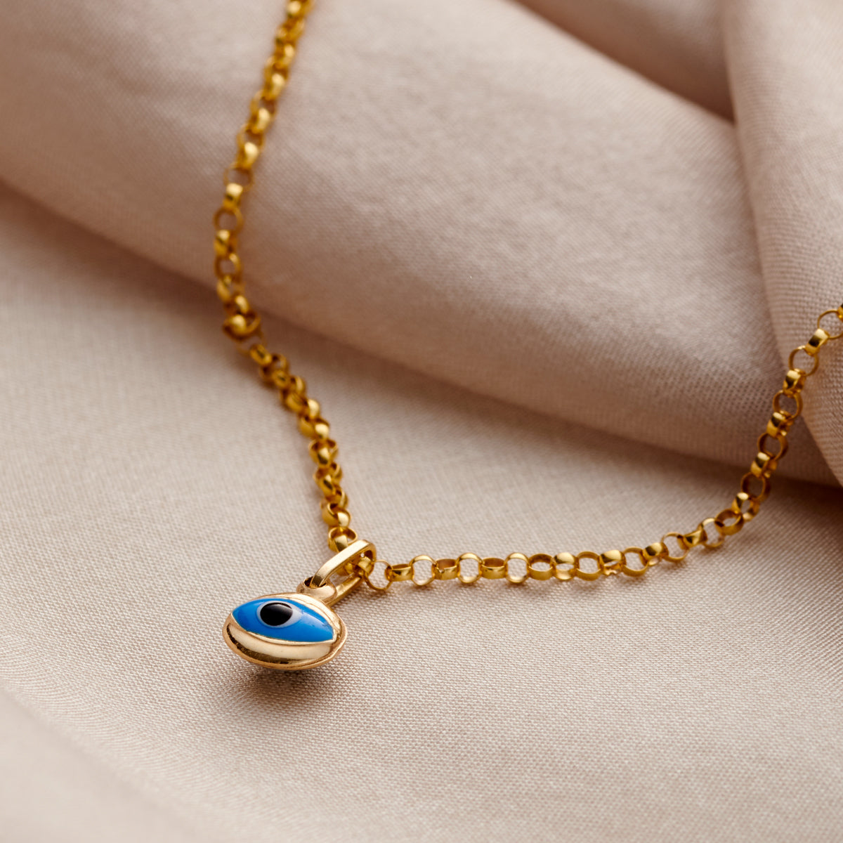 9ct Gold Evil Eye Bracelet