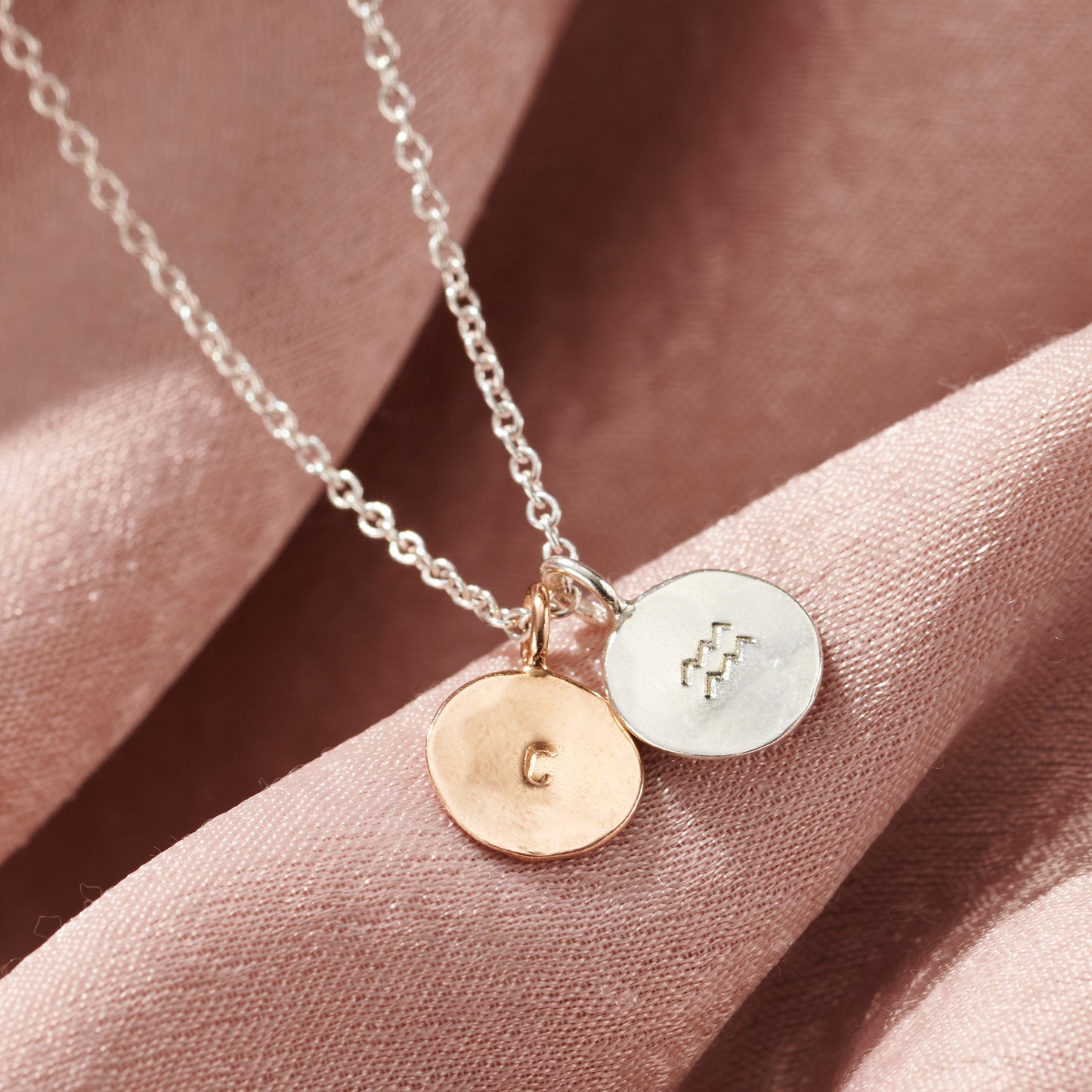 Personalised Zodiac Charm Necklace