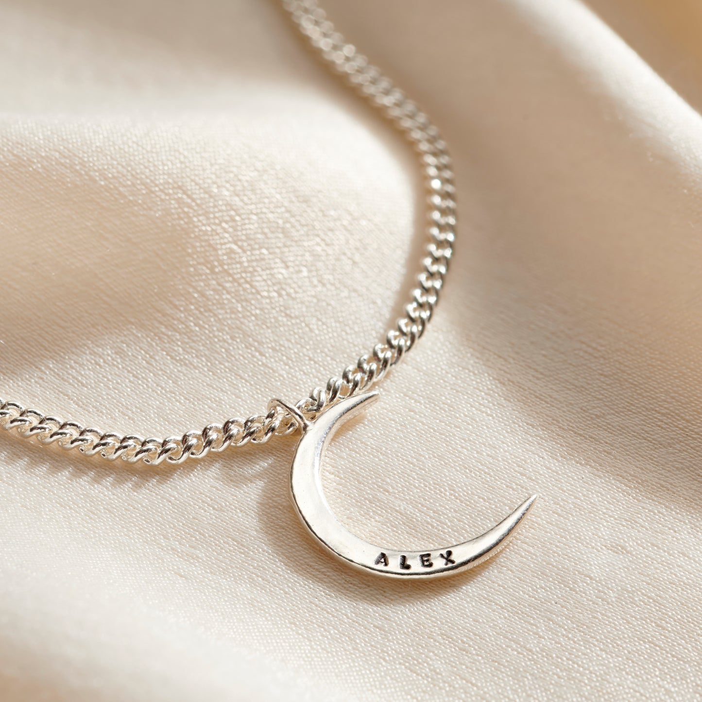 Crescent Moon Charm Bracelet