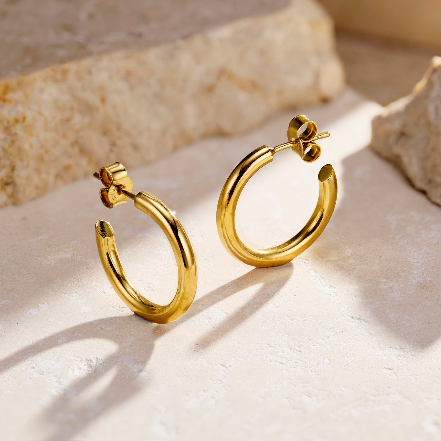 Flow Open Hoop Earrings