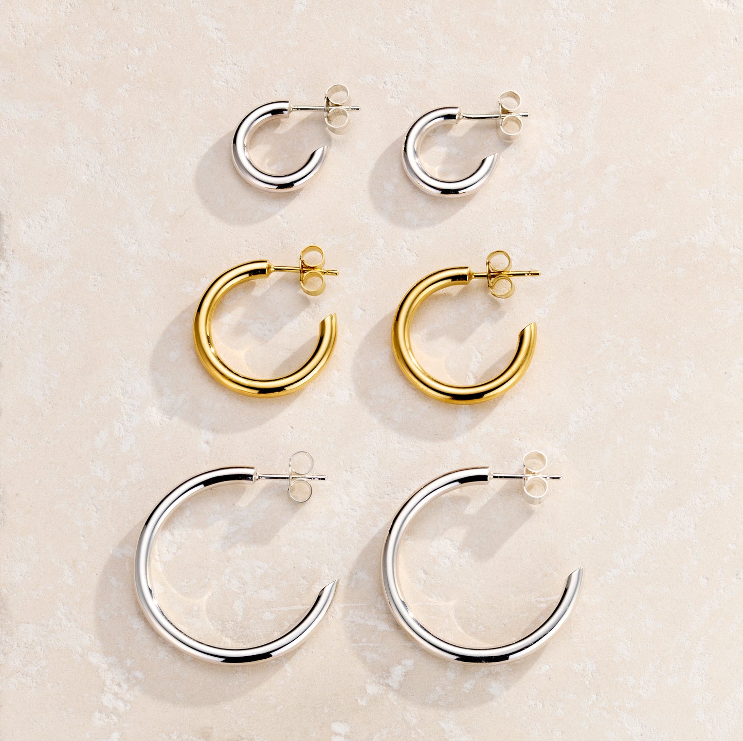 Flow Open Hoop Earrings