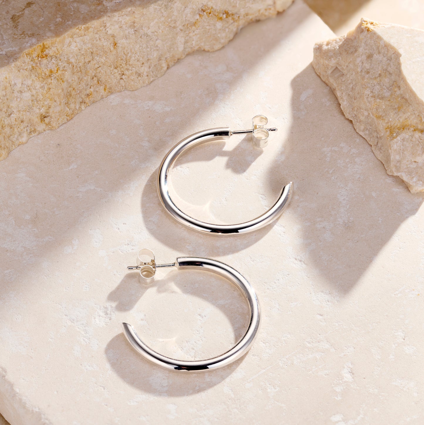 Flow Open Hoop Earrings