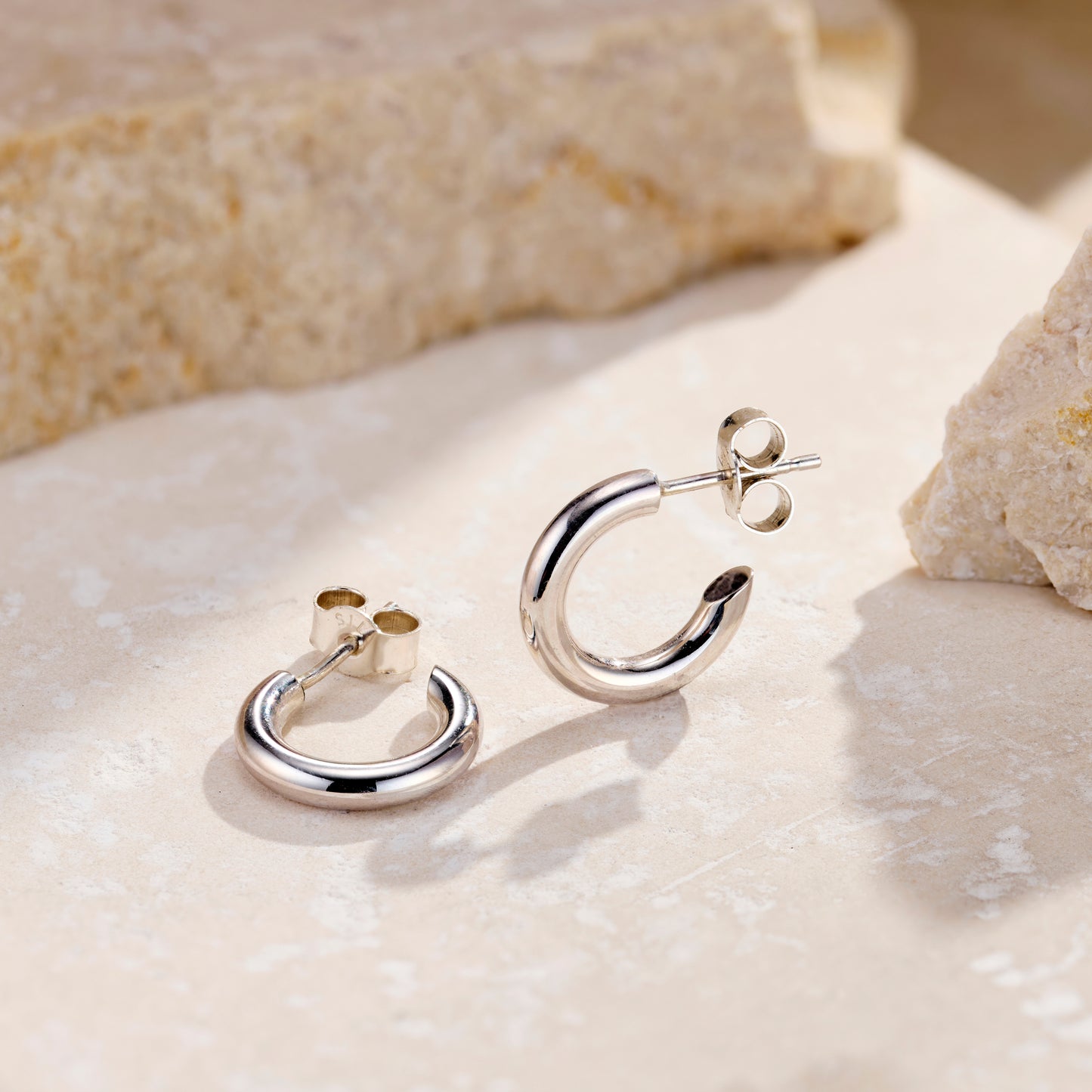 Flow Open Hoop Earrings