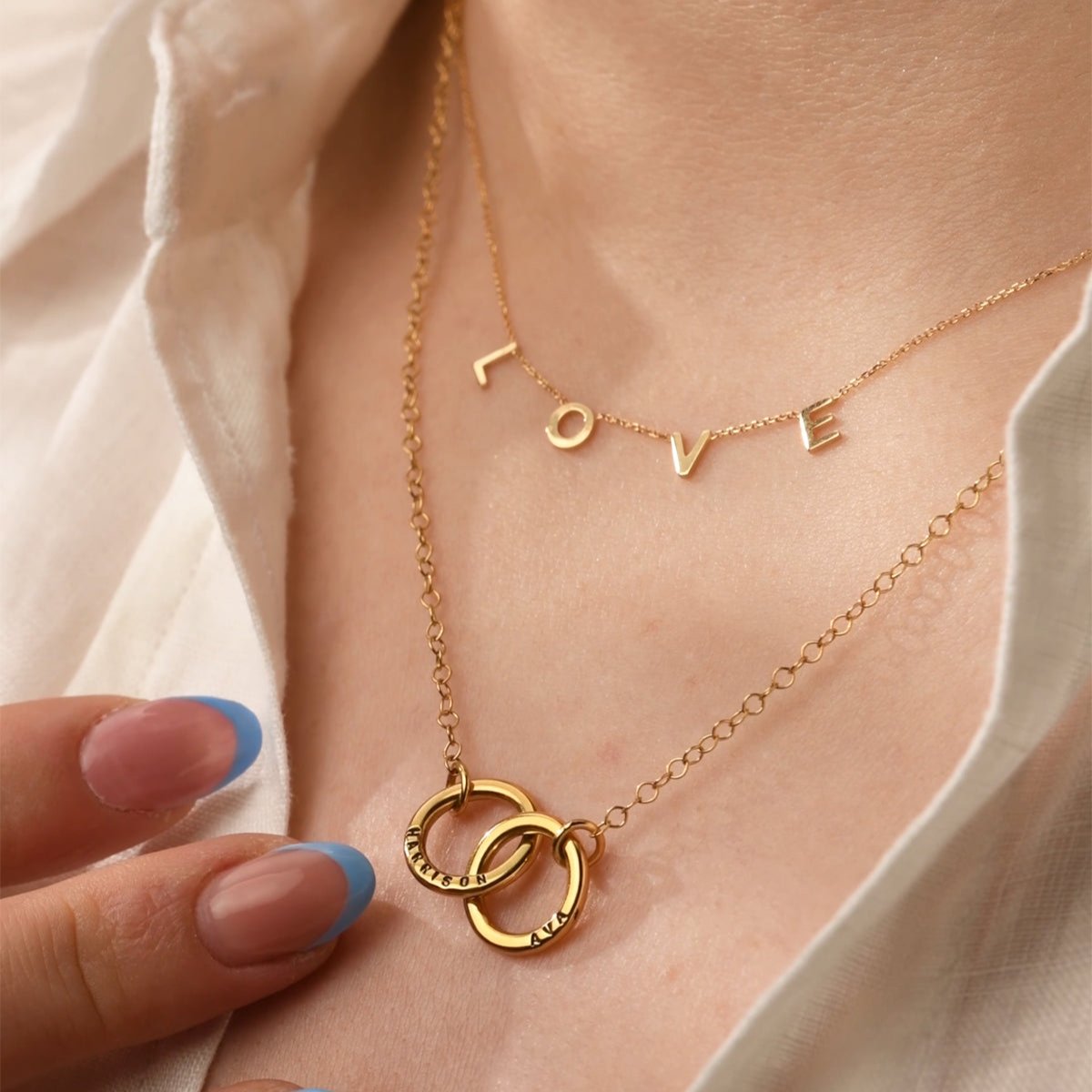 9ct Gold Love Necklace