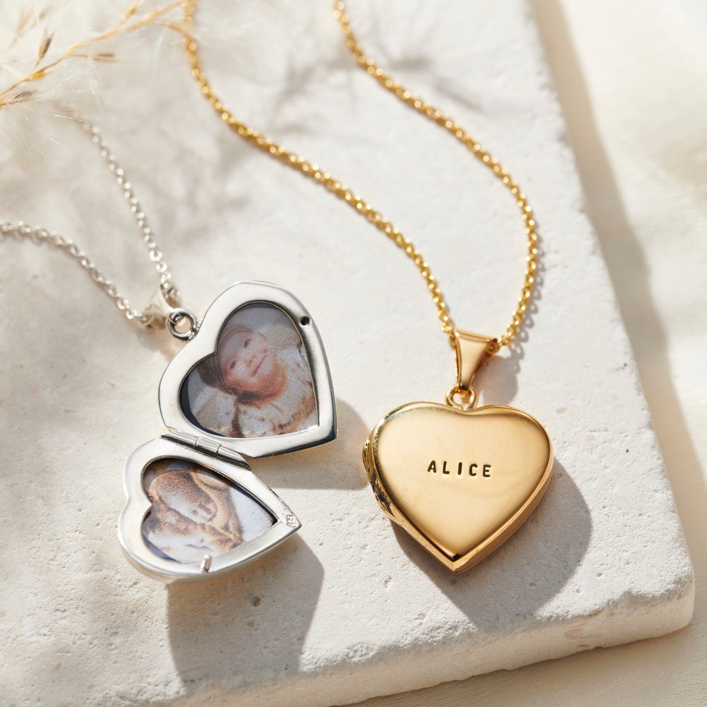 Personalised Heart Locket Necklace