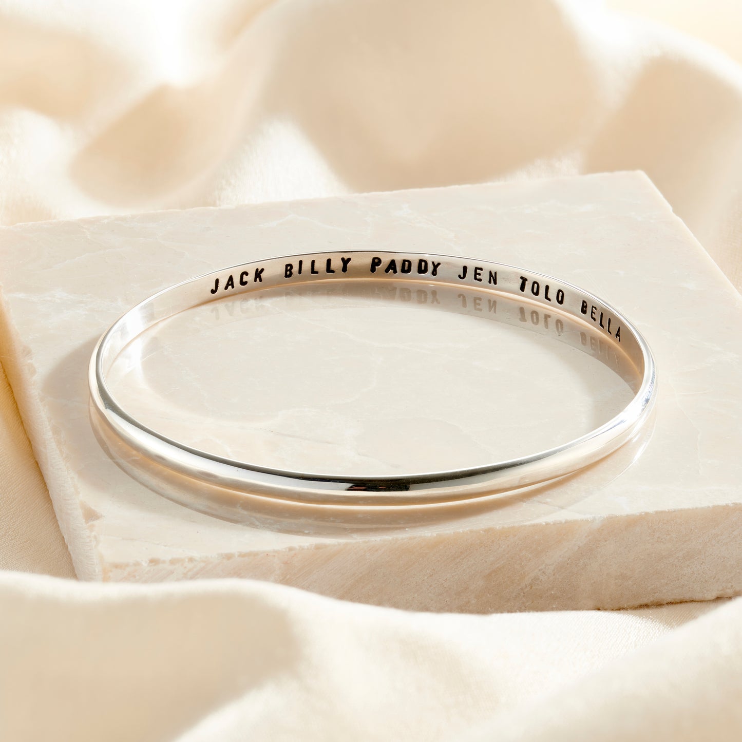 Personalised Script Bangle