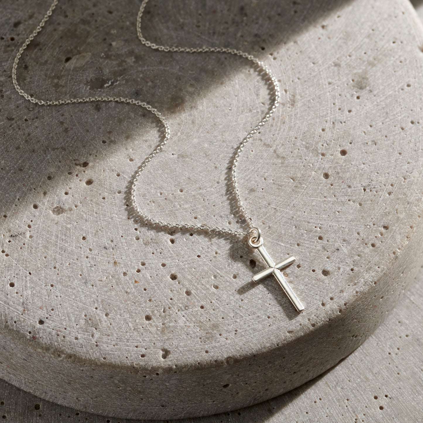 Slim Cross Pendant Necklace