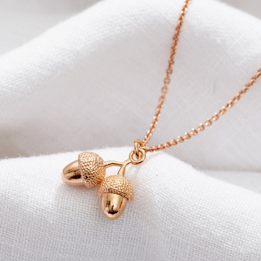 Acorn Charm Necklace