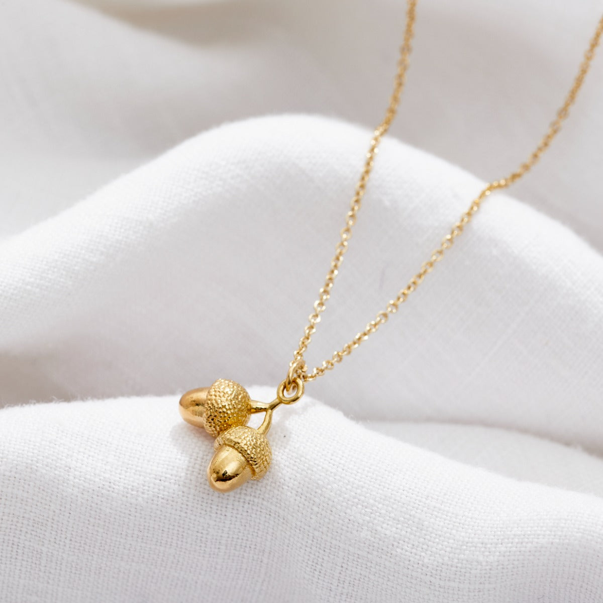 Acorn Charm Necklace