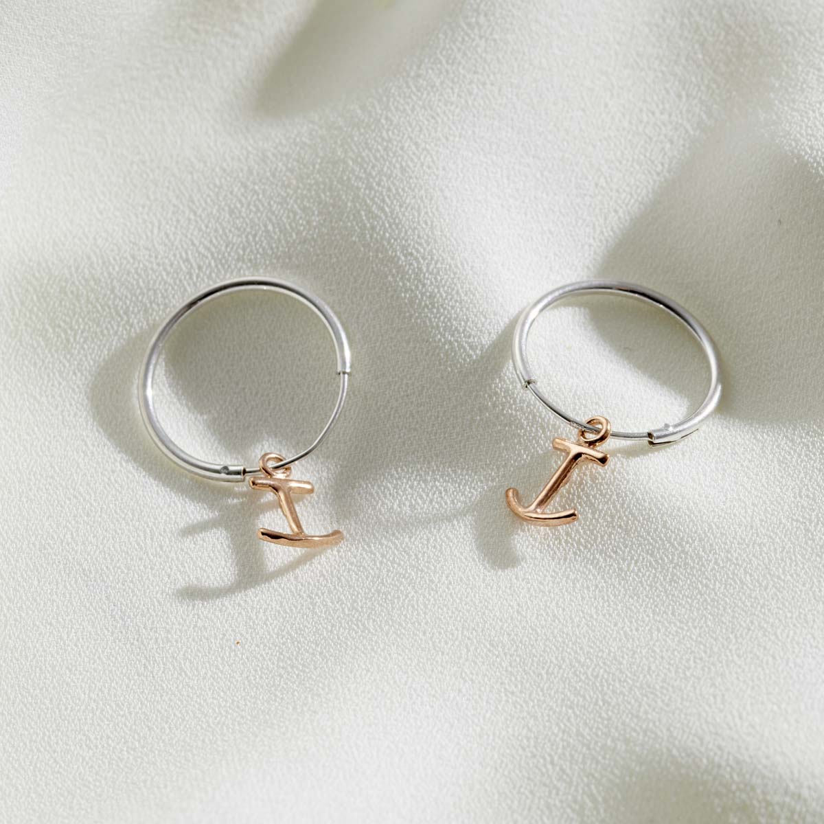 Anchor Hoop Earrings