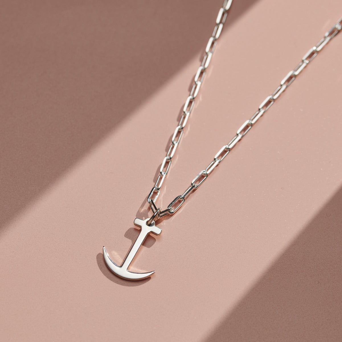 Personalised Anchor & Chain Necklace