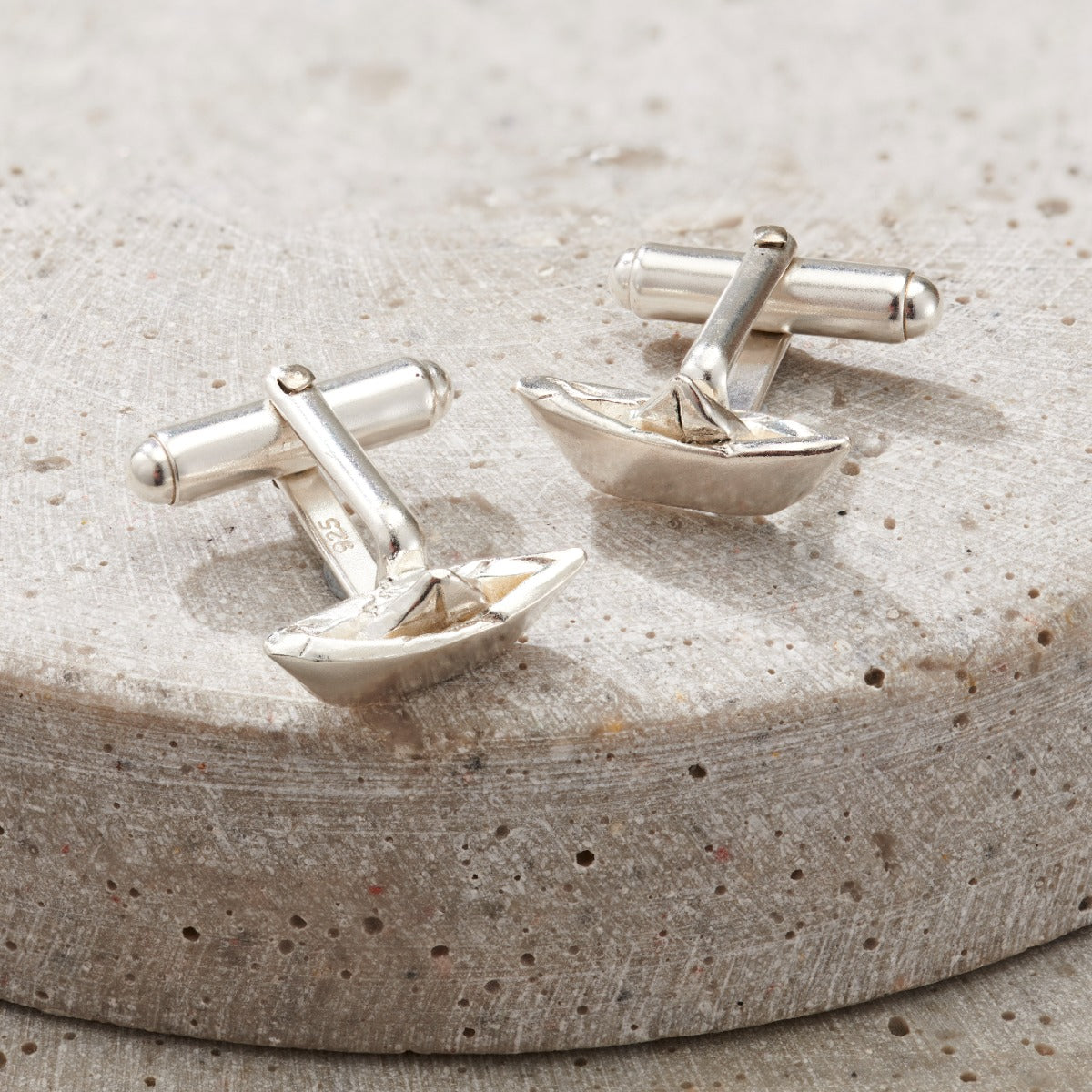 Origami Boat Cufflinks