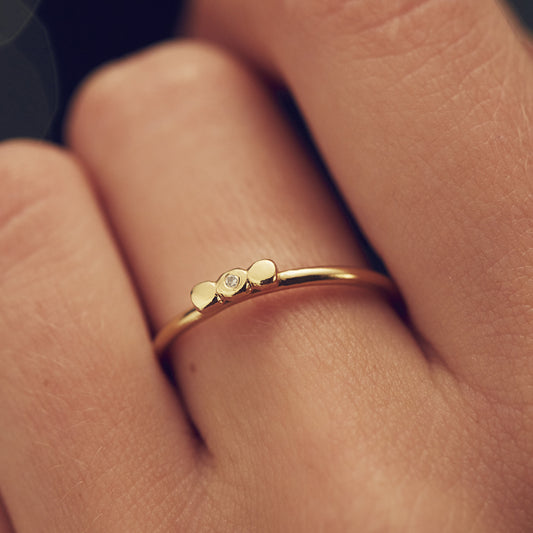 Bow Diamond Ring