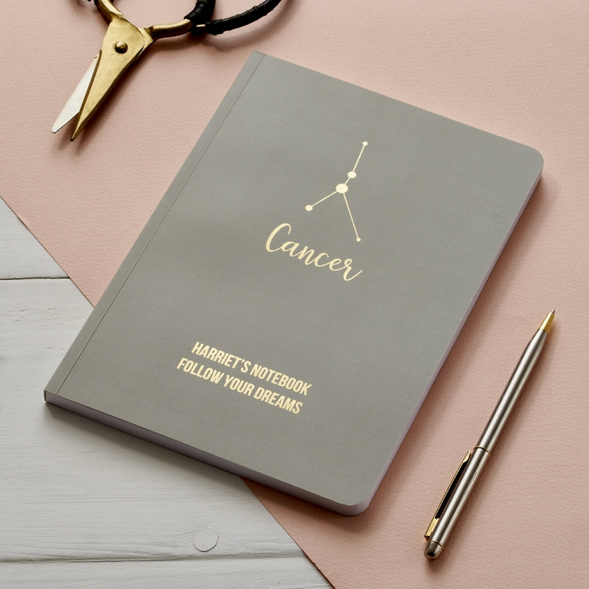 Personalised Star Sign Constellation Notebook