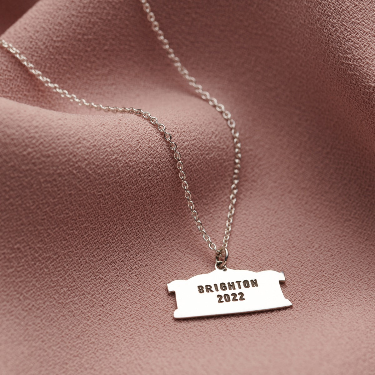 Personalised Brighton Carousel Charm Necklace