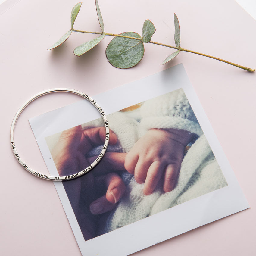 Personalised Christening Bangle