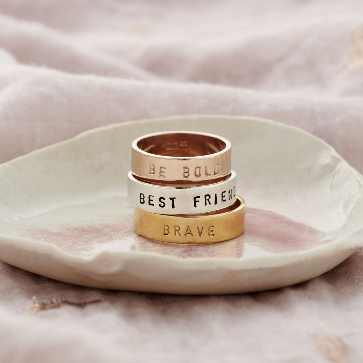 Personalised Chunky Ring