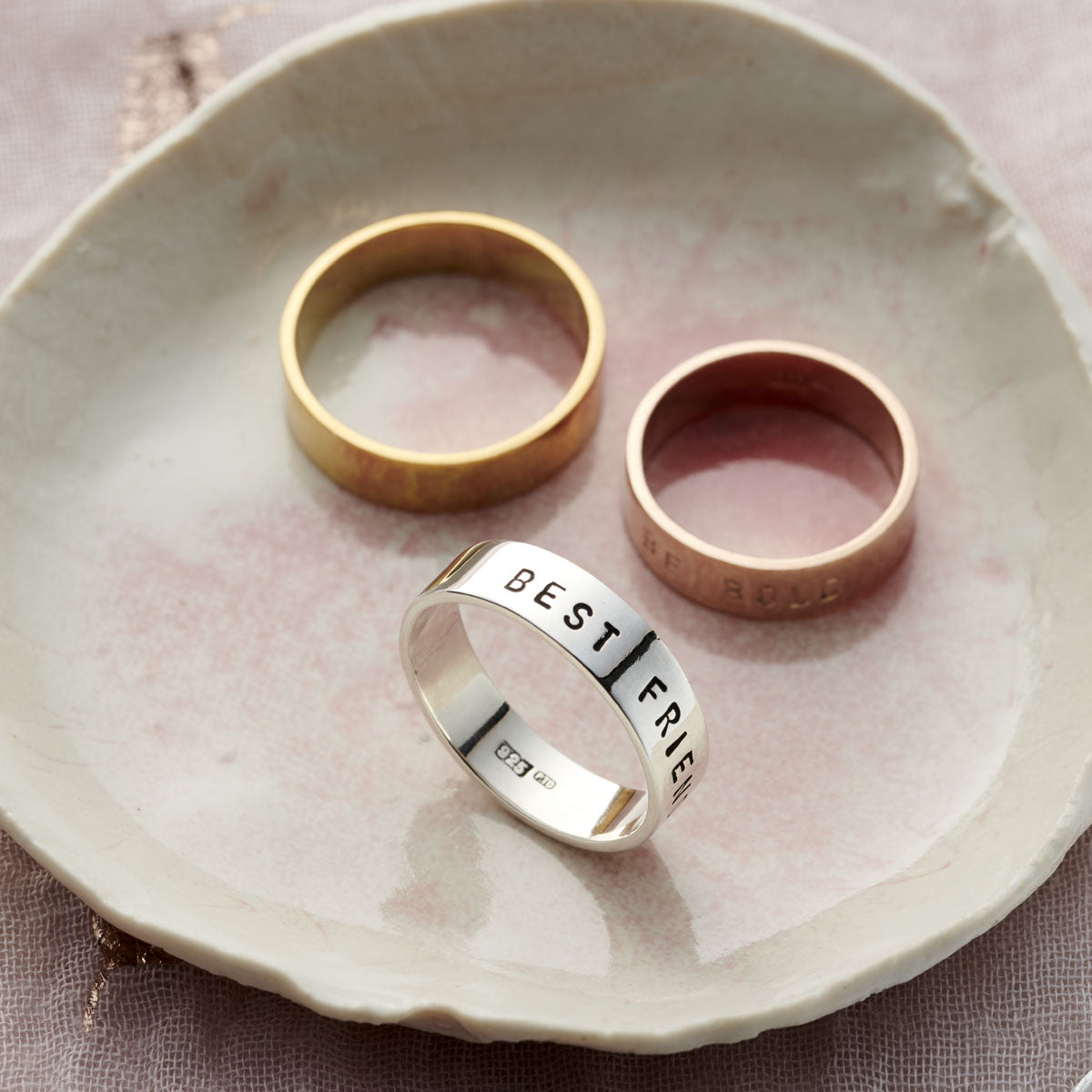 Personalised Chunky Ring