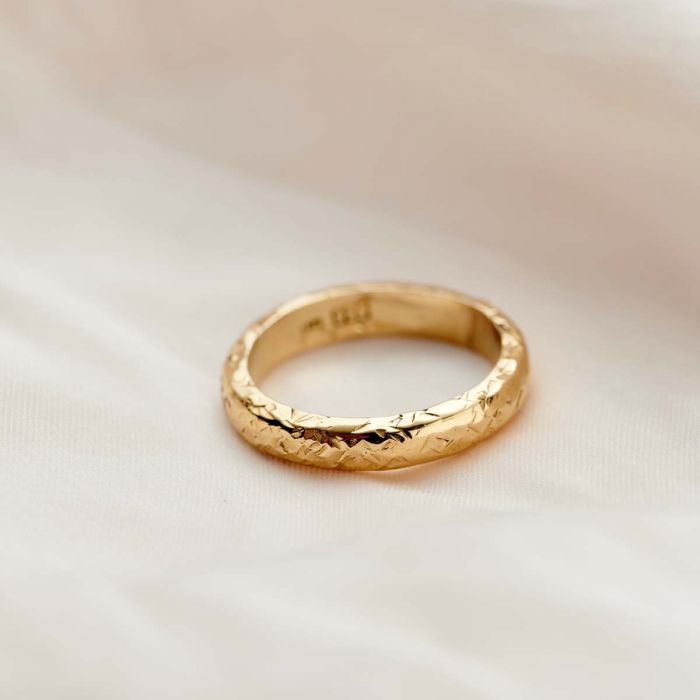 Personalised Textured Ring