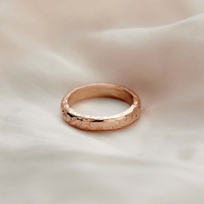 Personalised Textured Ring