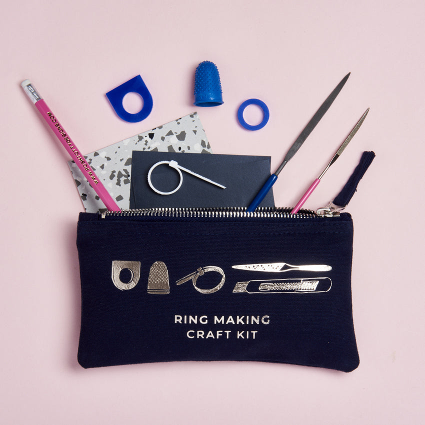 Personalised Silver Ring Making Kit