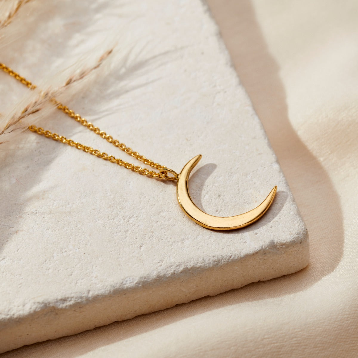 Personalised Crescent Moon Necklace