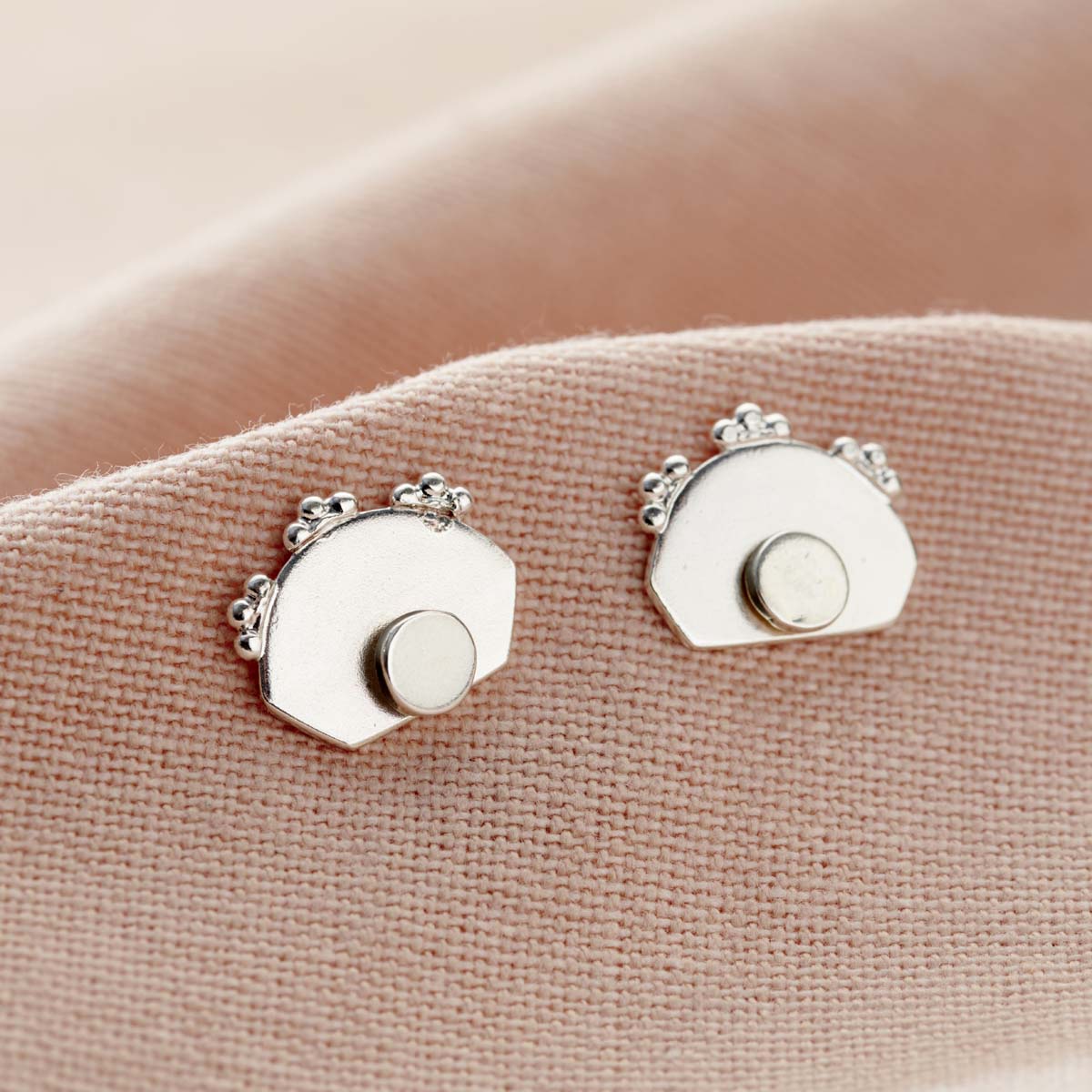 Cluster Crown Ear Jacket Earrings