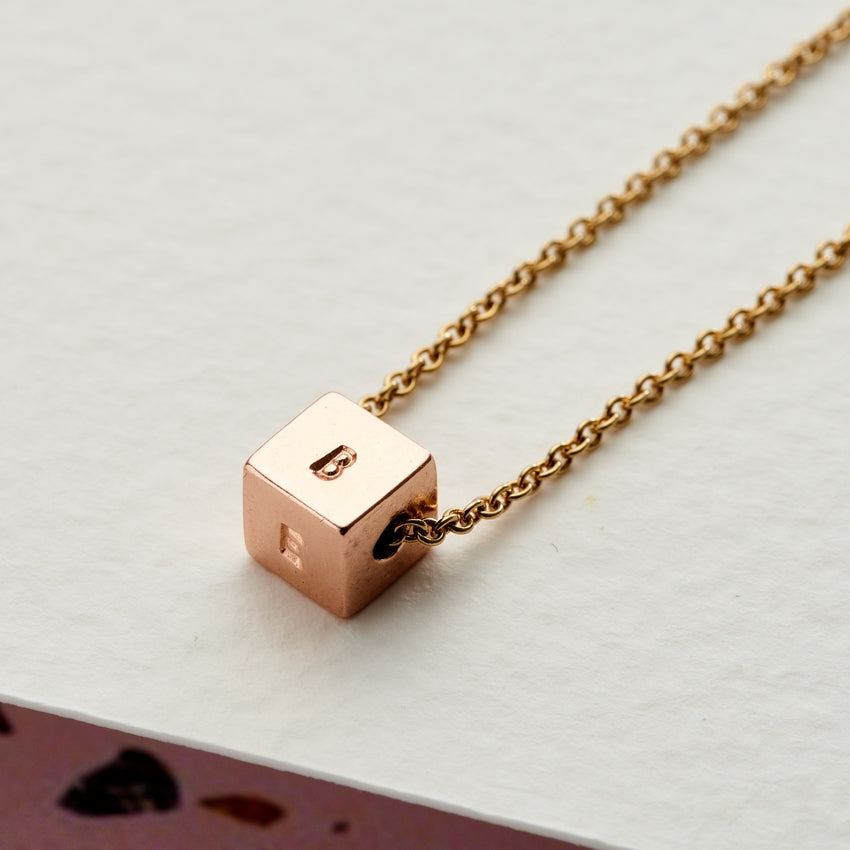 Personalised Cube Necklace