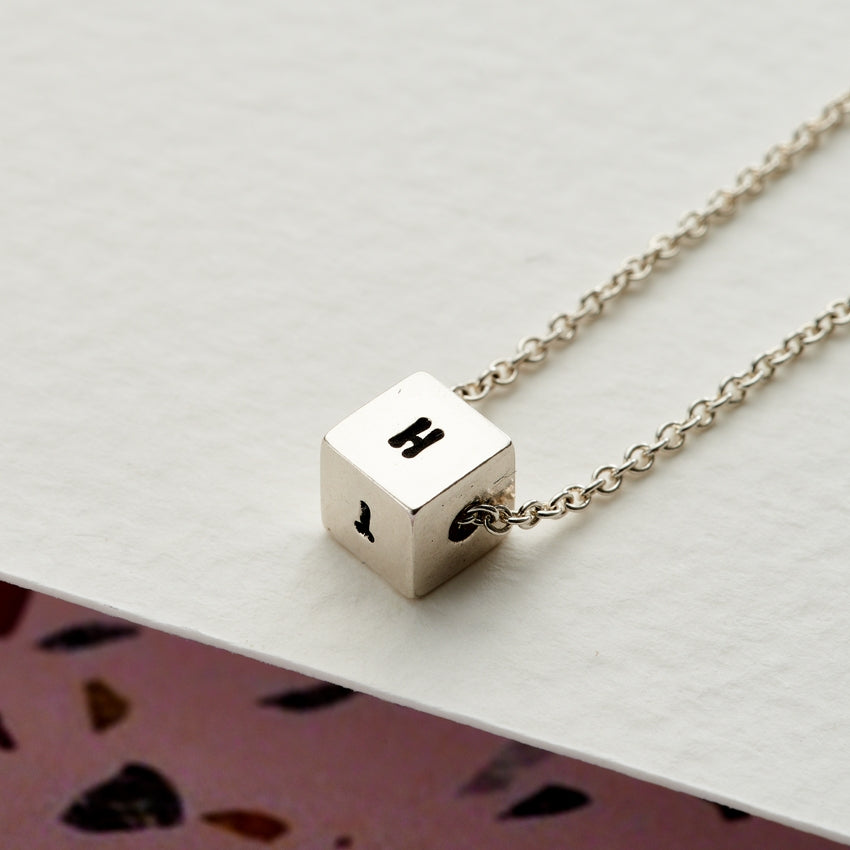 Personalised Cube Necklace