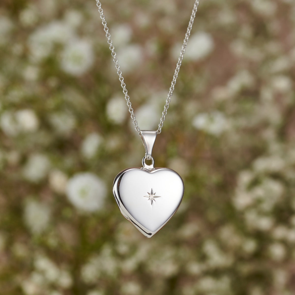 Diamond Love Heart Locket