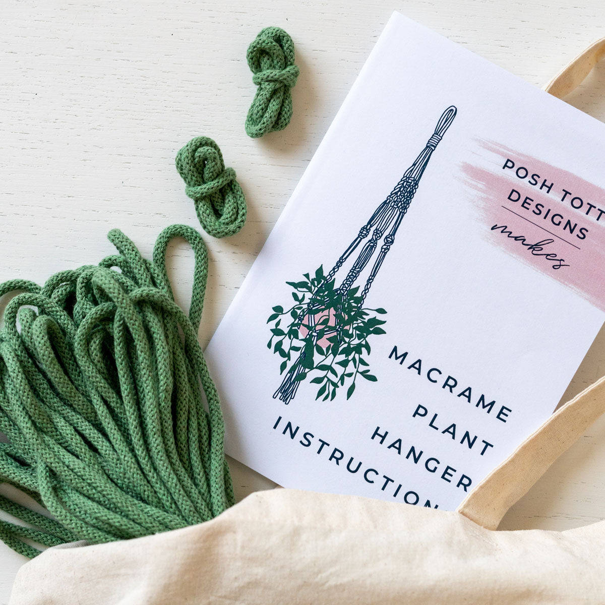 Macrame Plant Hanger Craft Kit