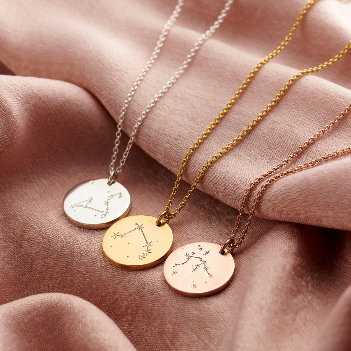 Personalised Star Sign Constellation Necklace